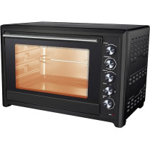 Leemo 100L Electric Oven Leo-P100RCG With Convection / Rotisserie / Grill / 12 Cooking Function / Lamp / Double Glass Door / 2Bake Tray