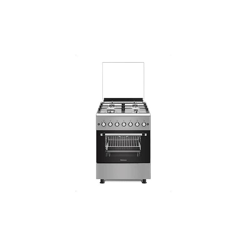 Haiwoo Cooking Range, Free Standing, 4 Gas Burners, Auto Ignition, Full Safety, Grill Function