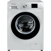 Super General 8 KG Front Loading Washing Machine SGW - 8400 -Crms, 1400 RPM Washer, Energy-Efficient Front-Loader, Silver Colour