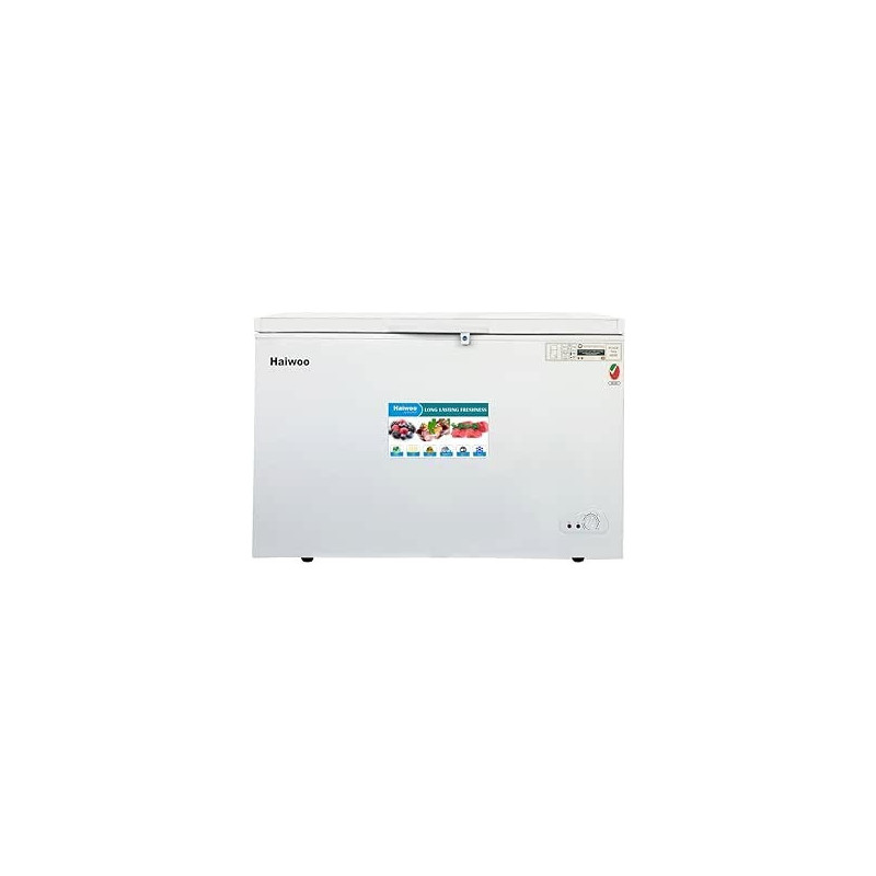 Haiwoo 400L HDF - 400WB Single Door One Storage Basket Chest Freezer Series, CFC Free, R600A, White Colour