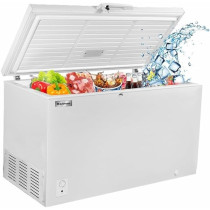 Haiwoo 400L HDF - 400WB Single Door One Storage Basket Chest Freezer Series, CFC Free, R600A, White Colour