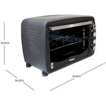 Nobel Electric Oven 60 Liters With Rotisserie Grill And Convection Model
