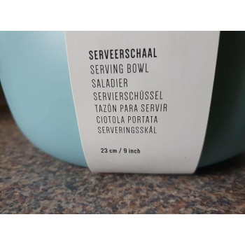 Royal VKB 23CM / 9 One Box 6 Bowls Coles Round Outdoor Picnic Serving Bowl In Duck Egg Blue New