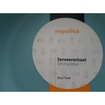 Royal VKB 23CM / 9 One Box 6 Bowls Coles Round Outdoor Picnic Serving Bowl In Duck Egg Blue New