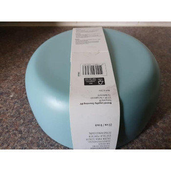 Royal VKB 23CM / 9 One Box 6 Bowls Coles Round Outdoor Picnic Serving Bowl In Duck Egg Blue New