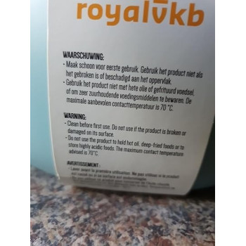 Royal VKB 23CM / 9 One Box 6 Bowls Coles Round Outdoor Picnic Serving Bowl In Duck Egg Blue New