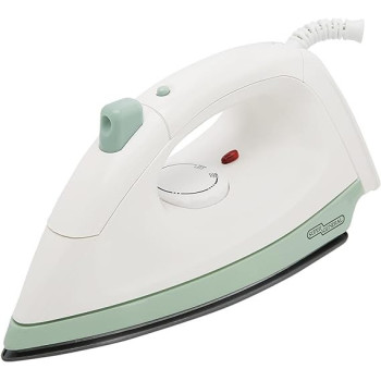 Super General Dry Iron, Spray Iron, SGI - 20 - DC, 1100W Ironing Machine With Non-Stick Teflon Sole, Dry Ironing, White Colour