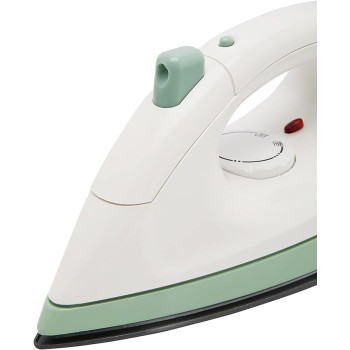 Super General Dry Iron, Spray Iron, SGI - 20 - DC, 1100W Ironing Machine With Non-Stick Teflon Sole, Dry Ironing, White Colour