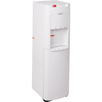 Sharp Bottom Loading Water Dispenser, Led Night Light Under Faucet, SWD - E3BL - WH3, White Colour
