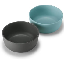 Royal VKB Outdoor Dining Bundle 12 Bowls 1 Box Of Bowls Colour Gray And Blue W15CM, H6 CM