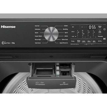 Hisense Top Loading Washing Machine, 17KG Capacity, WT3T1723UC