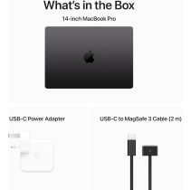 Apple MacBook Pro Laptop 14.2 Inch, Liquid Retina XDR Display, Apple M3 Pro Chip With 11 Core CPU, 14 Core GPU, 18GB Unified Memory, 512GB SSD, Space Black, MRX33