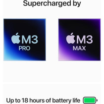 Apple MacBook Pro Laptop 14.2 Inch, Liquid Retina XDR Display, Apple M3 Pro Chip With 11 Core CPU, 14 Core GPU, 18GB Unified Memory, 512GB SSD, Space Black, MRX33