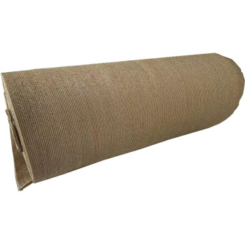 Hdpe Sun Shade Net Roll,150GSM Brown Color Sun Shade Netting UV Protection for Patio, Backyard, Porch, Railing (3mx50m)