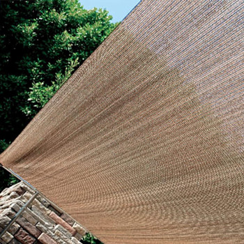 Hdpe Sun Shade Net Roll,150GSM Brown Color Sun Shade Netting UV Protection for Patio, Backyard, Porch, Railing (3mx50m)