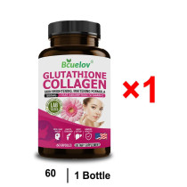 BCuelov Glutathione Collagen Supplement - For Skin Whitening & Brightening Anti-Aging Formula For Skin, Nails, Hair - 60 Capsules