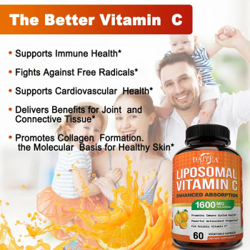 Vitamin C Supplement for Wrinkle, Healthy Skin, Bone Density and Boost Metabolism - 120 Tablets