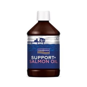 Fish4Dogs Support+ Salmon Oil Dog Supplement 500ml
