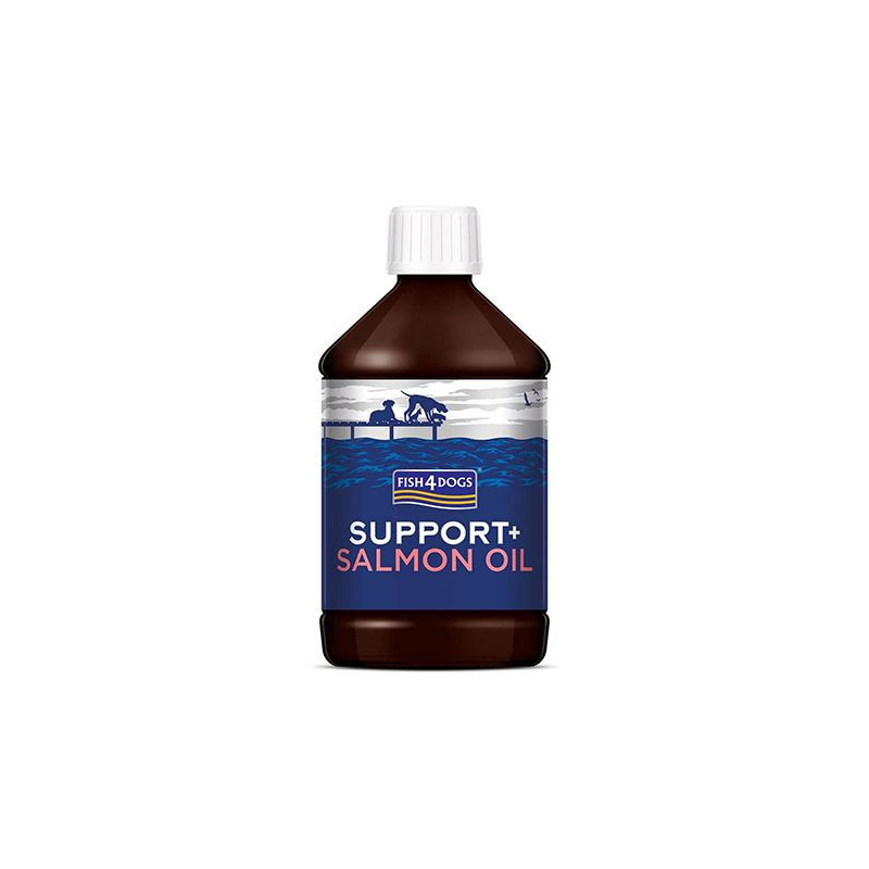 Fish4Dogs Support+ Salmon Oil Dog Supplement 500ml