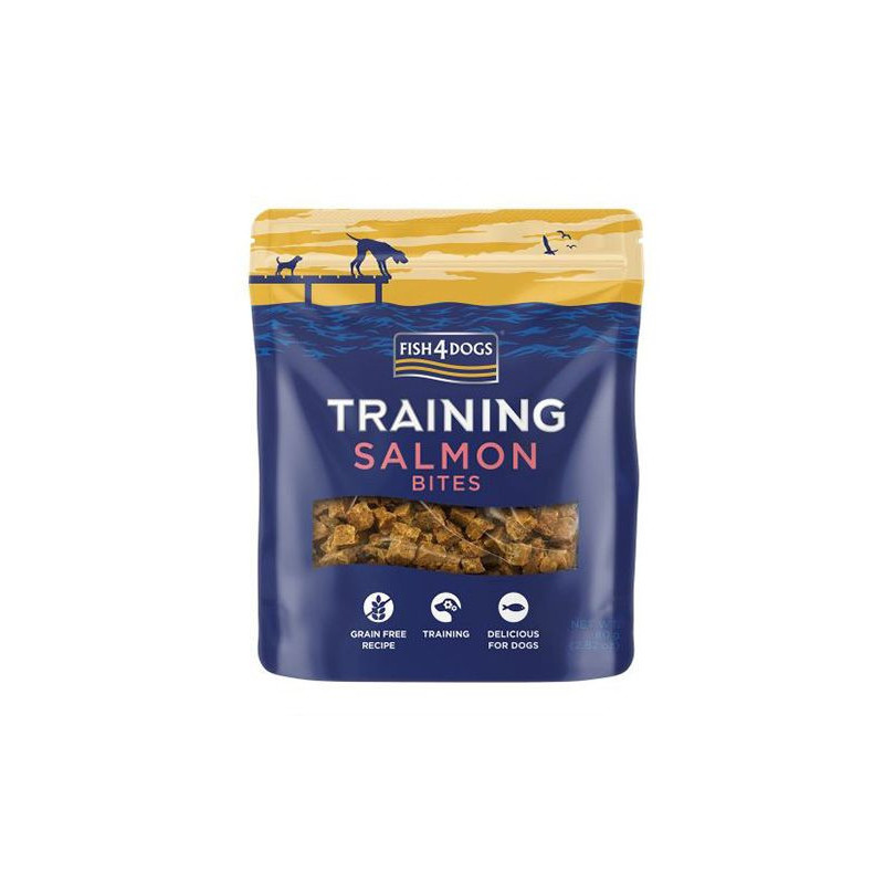 Fish4Dogs Training Salmon Bites Dog Treats 80g