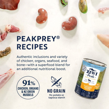 ZIWI Peak 170g Chicken Recipe Wet Dog Food