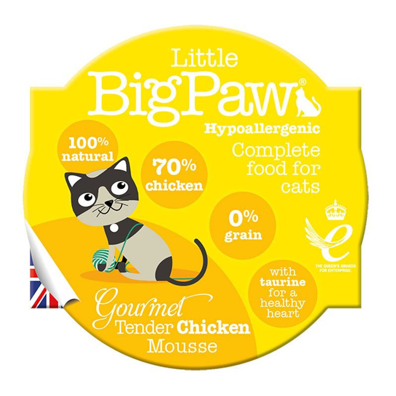 Little Big Paw 85g Gourmet Tender Chicken Mousse Wet Cat Food