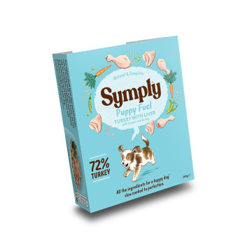 Symply 395g Puppy Fuel Turkey with Liver Wet Dog Food