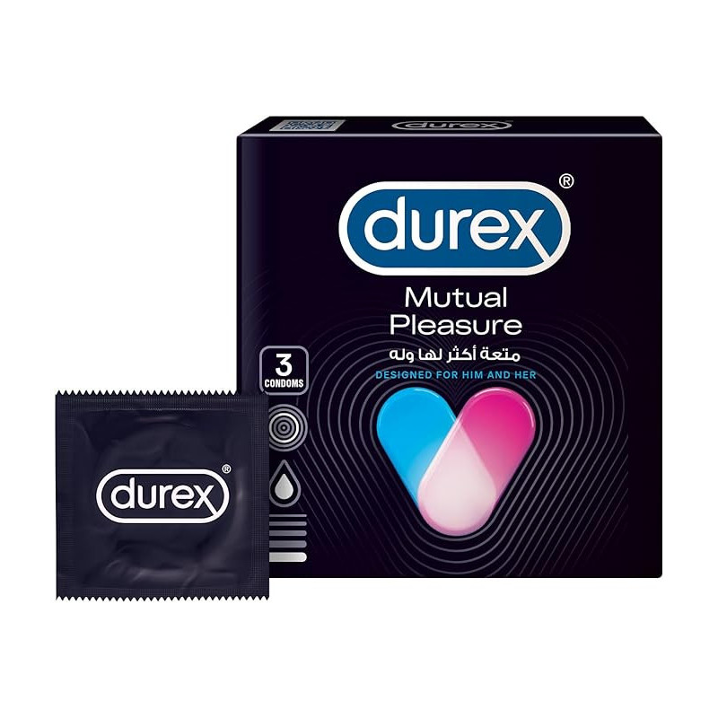 Durex Mutual Pleasure Condom, Pack Of 3