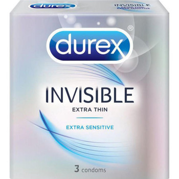 Durex Invisible Extra Thin Condom 3S