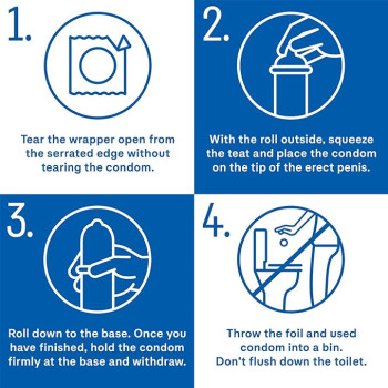 Durex Extra Safe Extra Lubed Condoms For Men, Pack of 6