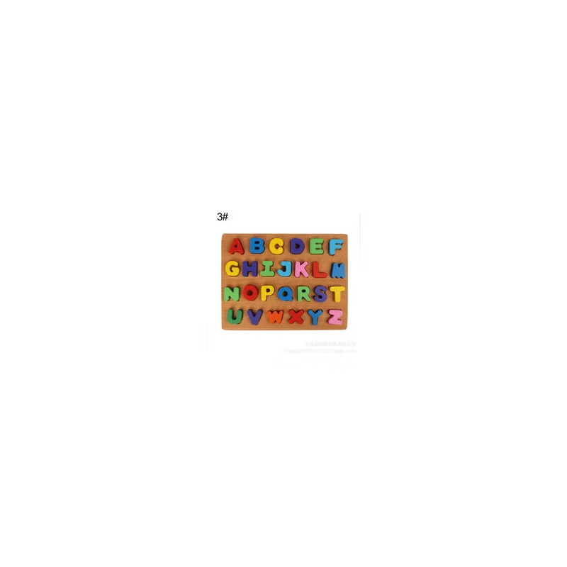 Alphabet And Numbers Wooden Educational Puzzle Board