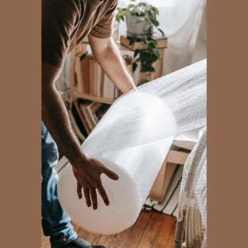 Air Bubble Wrap Packing Roll Original Clear