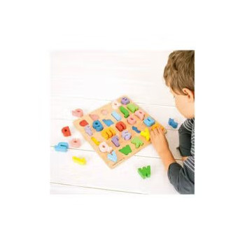Toyshine Wooden English Small Letters Puzzle Toy B07FB4TSV9