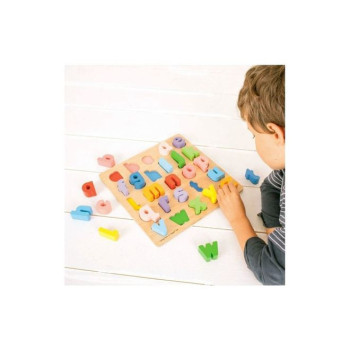Toyshine Wooden English Small Letters Puzzle Toy B07FB4TSV9