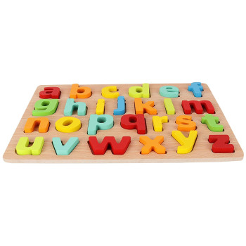 Toyshine Wooden English Small Letters Puzzle Toy B07FB4TSV9