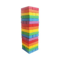 Webby 54-Piece Wooden Block Tiles
