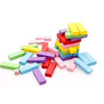 Webby 54-Piece Wooden Block Tiles