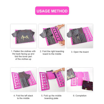 Biki Clothes Laundry Folder Board Pink Colour