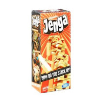 Hasbro 54-Piece Classic Jenga Stacking Block Kit A2120 9.84 x 3.94 x 5.91 Inch