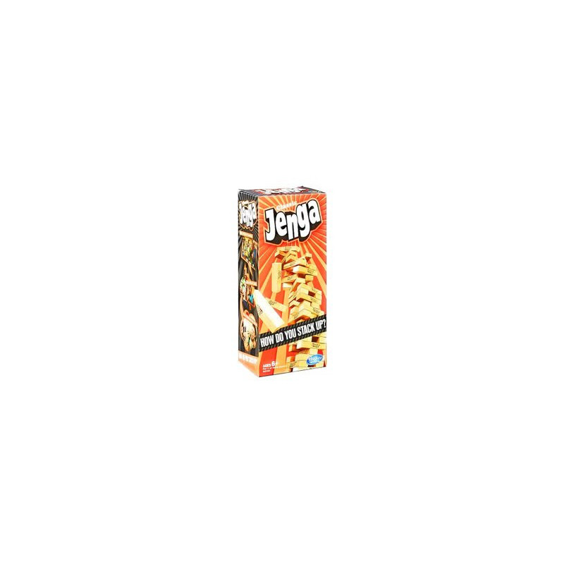 Hasbro 54-Piece Classic Jenga Stacking Block Kit A2120 9.84 x 3.94 x 5.91 Inch