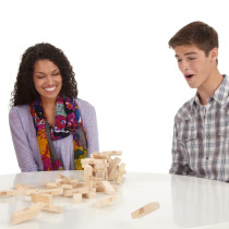 Hasbro 54-Piece Classic Jenga Stacking Block Kit A2120 9.84 x 3.94 x 5.91 Inch