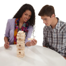 Hasbro 54-Piece Classic Jenga Stacking Block Kit A2120 9.84 x 3.94 x 5.91 Inch