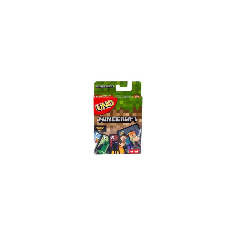 Mattel Games Uno Minecraft Card Game