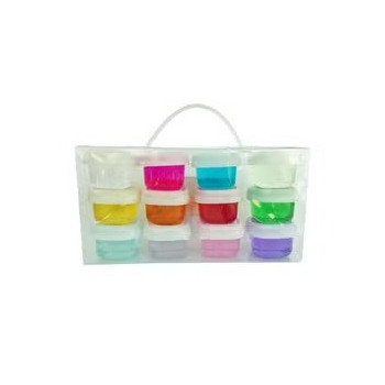 12-Piece Colorful Slime Mini Putty Set Non Sticky Multicolored Premium Quality