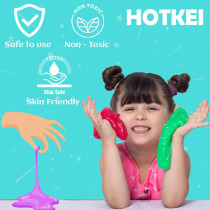 12-Piece Colorful Slime Mini Putty Set Non Sticky Multicolored Premium Quality