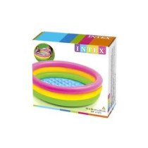 Intex 3 Ring Portable Inflatable Lightweight Compact Circular Swimming Pool 86 x 25cm