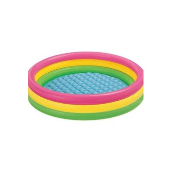 Intex 3 Ring Portable Inflatable Lightweight Compact Circular Swimming Pool 86 x 25cm