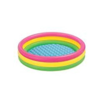 Intex 3 Ring Portable Inflatable Lightweight Compact Circular Swimming Pool 86 x 25cm