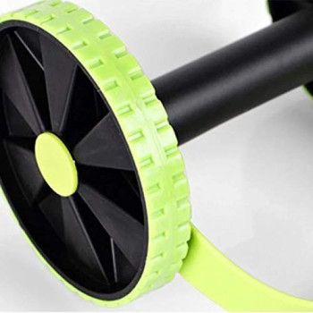Abdominal Waist Slimming Trainer Exerciser Roller Double Ab Wheel Fitness Equipment Yoga Resistance Pull Rope For Home Fitness