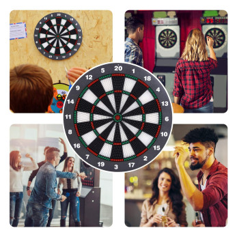 Durable Molded Plastic Safety Dart Board With Hanger Hook